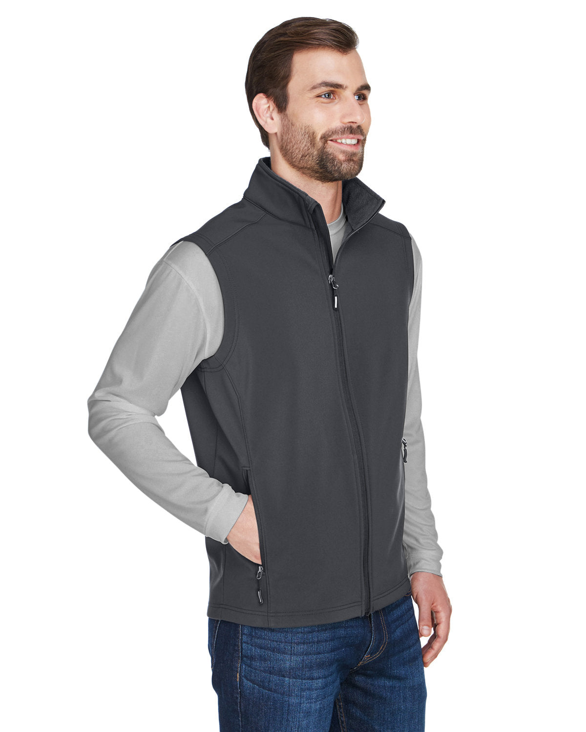 Men's Cruise Two-Layer Fleece Bonded Soft Shell Vest