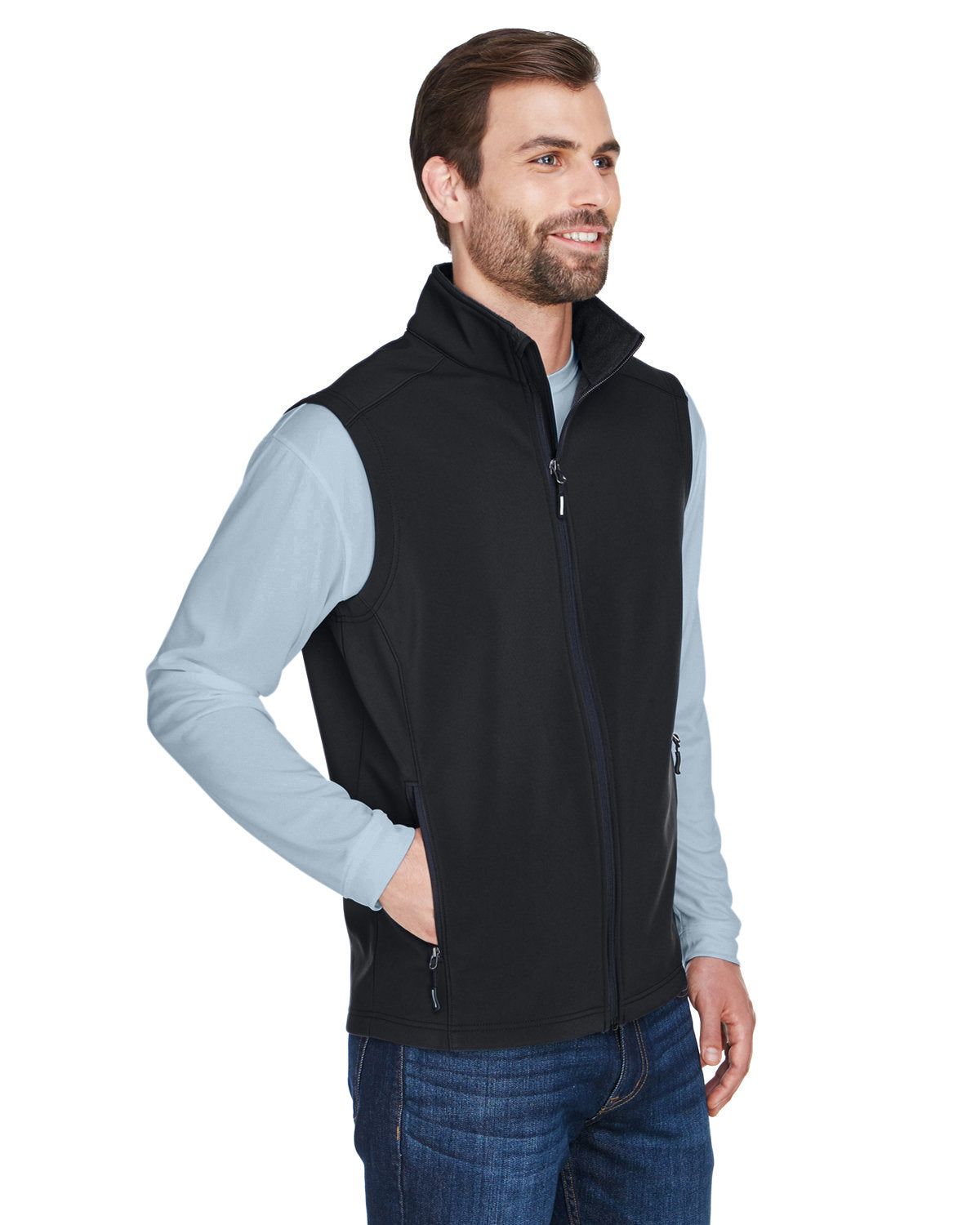 Men's Cruise Two-Layer Fleece Bonded Soft Shell Vest