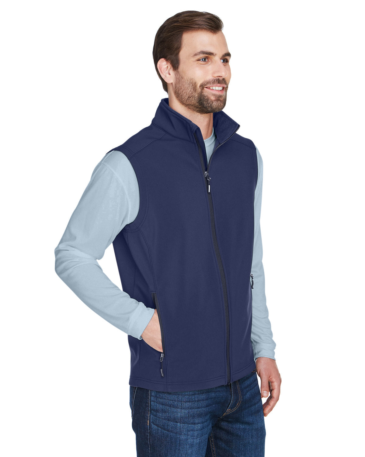 Men's Cruise Two-Layer Fleece Bonded Soft Shell Vest
