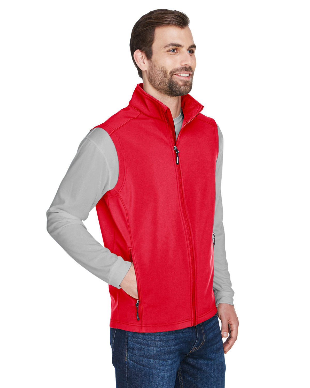 Men's Cruise Two-Layer Fleece Bonded Soft Shell Vest