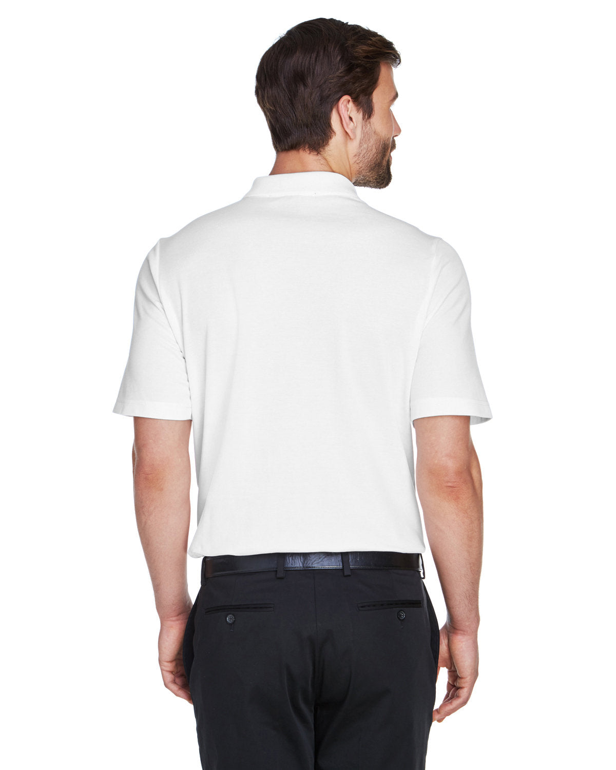 Devon & Jones CrownLux Performance® Men's Plaited Polo